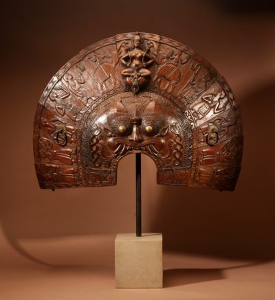 Impressive Theyyam Dancers Headdress, Kerala India, circa 1920