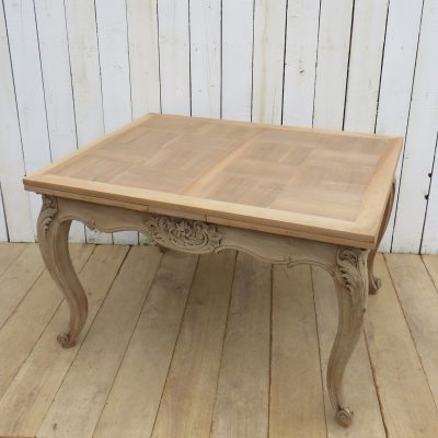 Bleached Oak Extending Dining Table