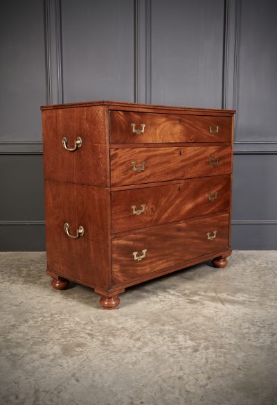 Regency Mahogany Military Campaign Chest