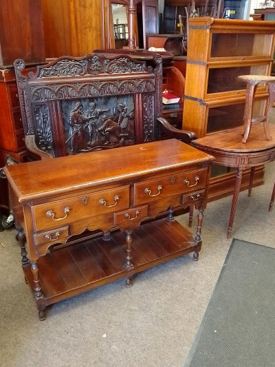 Antique 1920's Hall Table Dresser Base