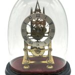 Wonderful Victorian 5 spoked chain driven fusee Mantel Clock – ca1860 Skeleton clock Antique Clocks