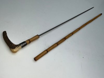 GENTLEMAN’s WALKING STICK SWORD STICK.