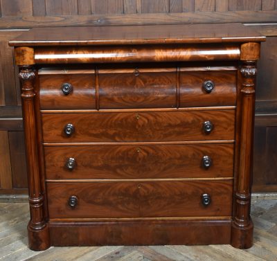 Victorian Scottish Mahogany Ogee/ Chest Of Drawers SAI3773
