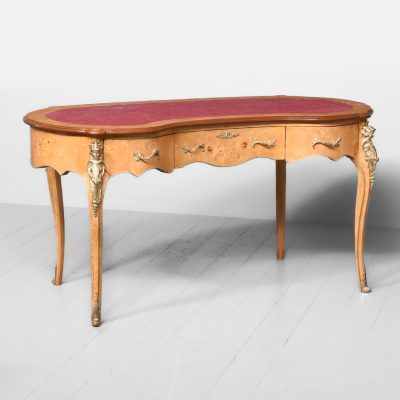 French Birdseye Maple Bureau Plat
