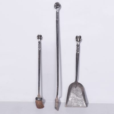 Blacksmith made Iron Fireside Tools
