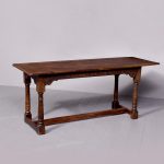 Jacobean oak refectory table with H Stretcher Antique Tables