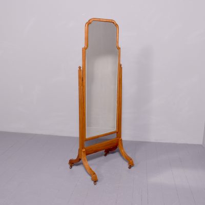 Walnut Cheval Mirror