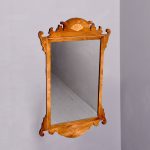 Chippendale style inlaid mahogany wall mirror wall mirror Antique Mirrors