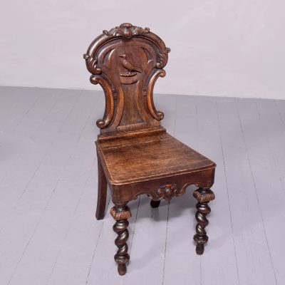 Rustic Provincial Oak Hall Chair