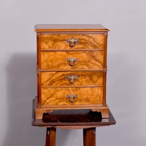Miniature Walnut Chest of Drawers 19th century Antique Chest Of Drawers