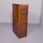 Mahogany 4 drawer Edwardian mahogany filing cabinet Antique Cabinets