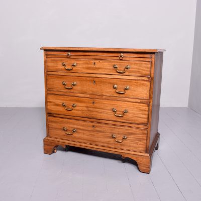 George III Mahogany Chest with Brushing Slide