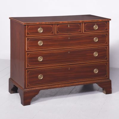 Inlaid George III Mahogany Chest of Drawers