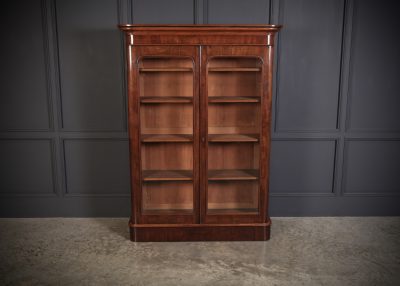 Superb Antique 19th Century Mahogany Glazed Cabinet
