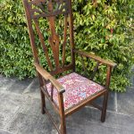 Arts & Crafts Oak Armchair Arts & Crafts Antique Chairs