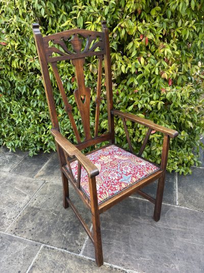 Arts & Crafts Oak Armchair