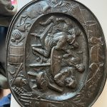 After David Teniers Tavern scene 1880 19th century Antique Art