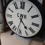 GWR Station Clock. railway Antique Clocks