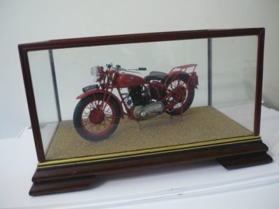 Scratch Built, Museum Quality, Model Triumph 350cc Motorcycle.