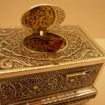 Karl Griesbaum Singing Bird Box Automaton, Music Box. Automaton Antique Boxes