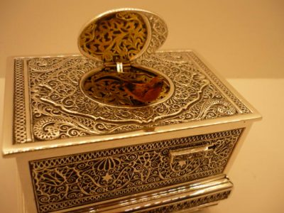 Karl Griesbaum Singing Bird Box Automaton, Music Box.