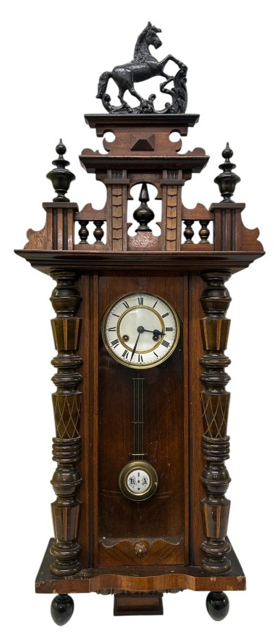 Fabulous Carved case Vienna Wall clock – ca1900