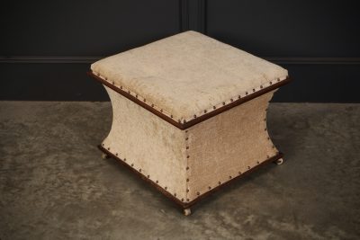Regency Mahogany Box Ottoman