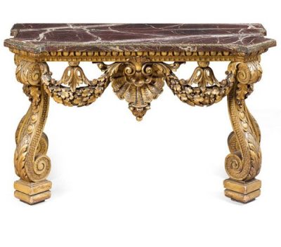 William Kent Style Giltwood Side Table
