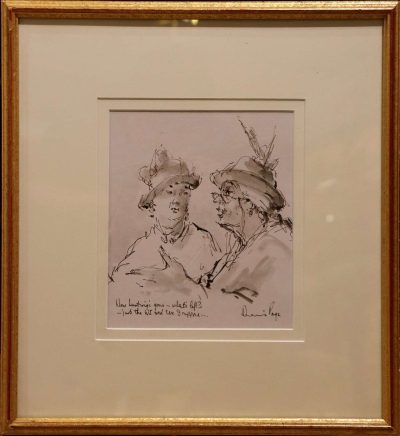 Dennis Page - Original Pen and Ink Cartoon