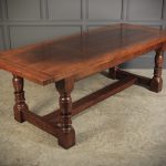 Solid Distressed Oak Refectory Dining Table Refectory Antique Furniture