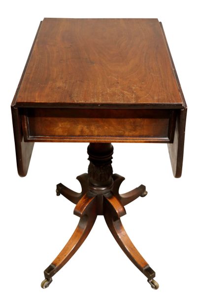 George III Pedestal Pembroke Table