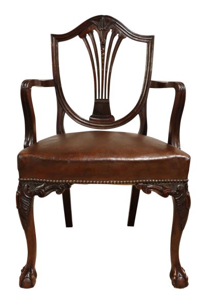 Georgian Mahogany Arm Chair