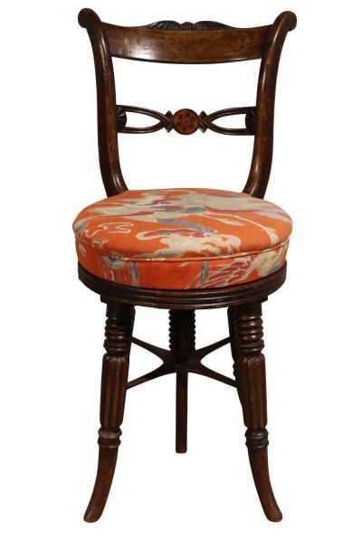 Georgian Revolving Music Stool