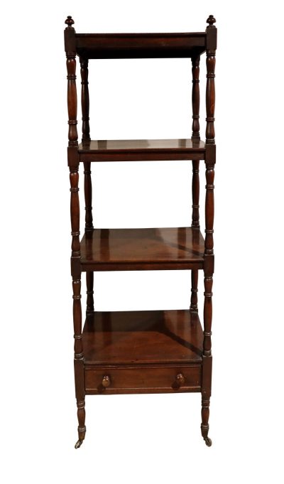Mahogany 4 Tier Whatnot c1835 Mahogany 4 Tier Whatnot c1835 Mahogany 4 Tier Whatnot c1835 Mahogany 4 Tier Whatnot c1835 Mahogany 4 Tier Whatnot c1835