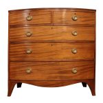 Mahogany Bowfronted Chest of Drawers Antique Chest Of Drawers