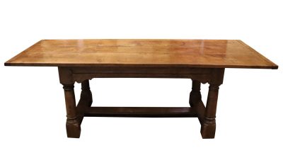 Mid 20thc Oak Refectory Table