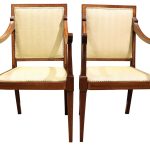 Pair of Salon Armchairs Antique Chairs