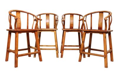 Set of 4 Chinese High Backed Chairs