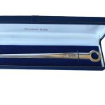 Unique Solid Silver Skewer – Francis Howard, Sheffield Assay Office, 1973 Antique Silver Antique Collectibles