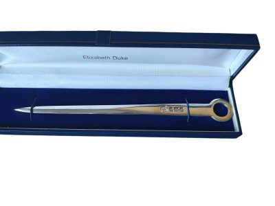 Unique Solid Silver Skewer – Francis Howard, Sheffield Assay Office, 1973
