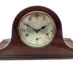Antique Art deco inspired Napoleon hat shape musical mantel clock musical clock Antique Clocks