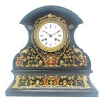 Exquisite Valery of Paris Boulle Mantel Clock – ca1860 boulle Antique Clocks