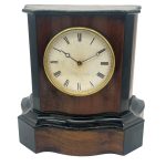 Exquisite Antique Brevet walnut & Ebony 8 day Mantel Clock Circa 1850 French mantel clock Antique Clocks