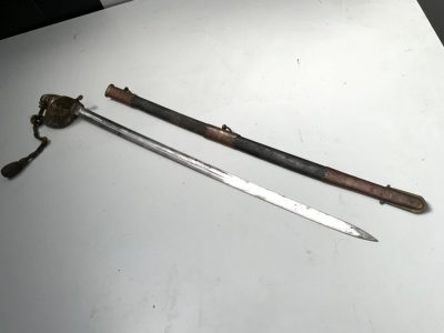 SWORD & SCABBARD ROYAL NAVY OFFICERS GRV