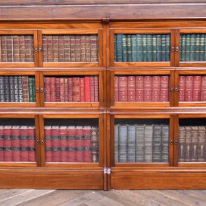 Pair Of W.M Baker & Co Edwardian Mahogany Stacking Bookcases SAI3802
