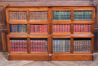 Pair Of W.M Baker & Co Edwardian Mahogany Stacking Bookcases SAI3802