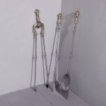 Set of George III Bi-metal Fireside Tools Miscellaneous