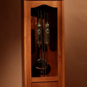 Art Deco Gustav Becker German Walnut Longcase Clock Circa 1920