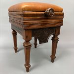 Adjustable Piano Stool by Brooks 19th century Antique Benches