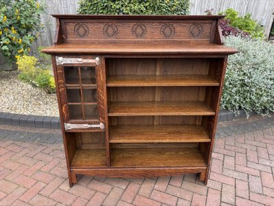 Shapland & Petter Arts & Crafts Oak Bookcase